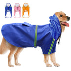 Spring and Summer New Dog Raincoat Waterproof Cape Dog Reflective Raincoat Large Dog Raincoat
