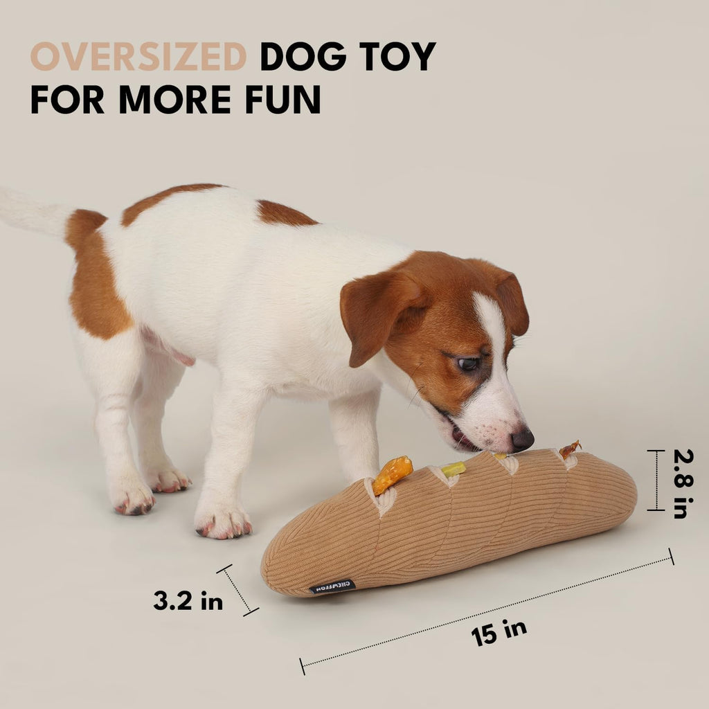 Interactive Dog Snuffle Toy, Enrichment Squeaky Toy for Boredom