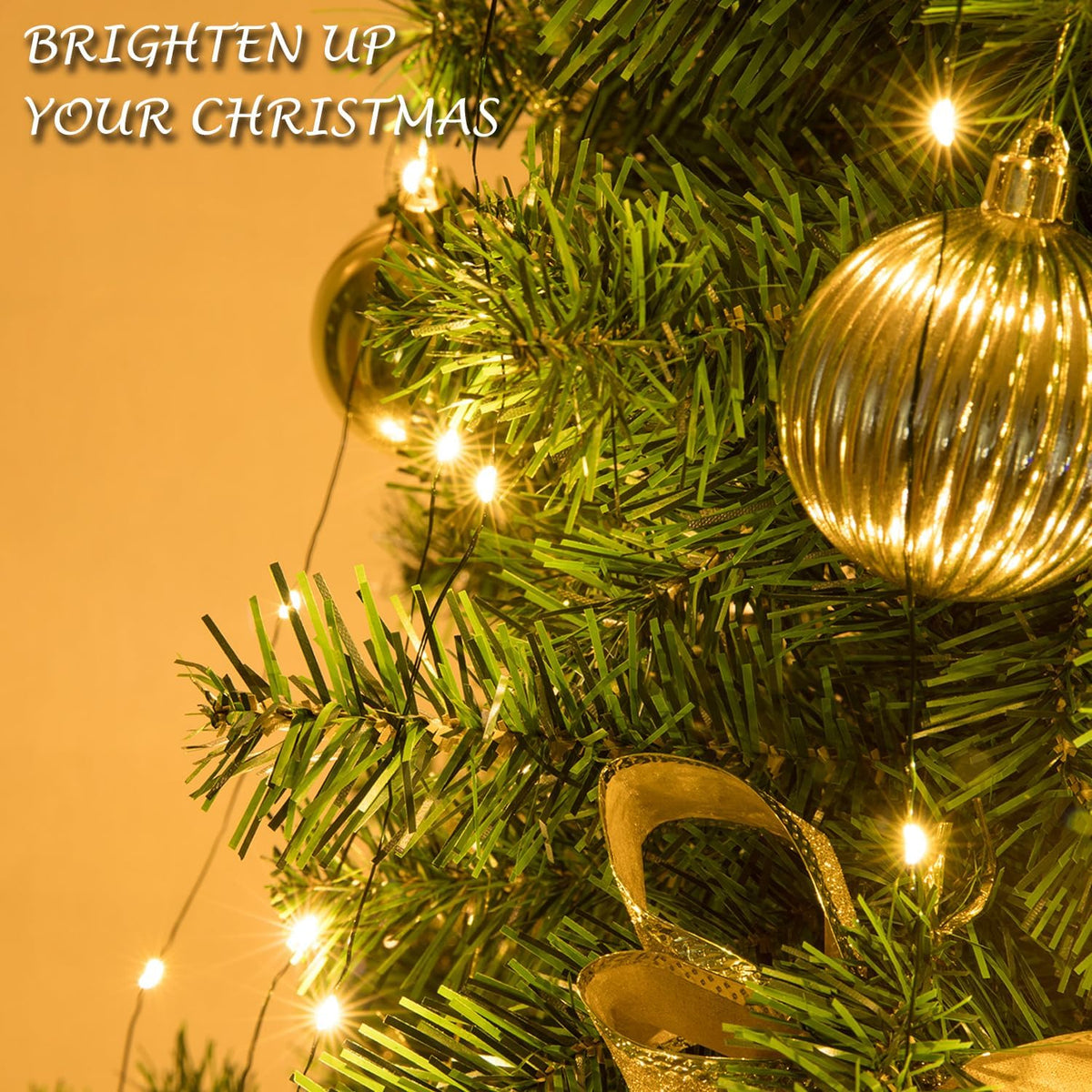 6.6FT 200 LED Christmas Tree Lights LED Cascading Twinkle Lights