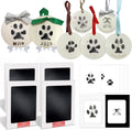 Inkless Pet Paw Print Kit,Dog Nose Print Kit,Ink Paw Print Ornament for Dogs Cats,Clean Touch Ink Pad,Mess Free,Pawprints Memorial Keepsakes,Pets Paw Print Impression Kit-4 Pack