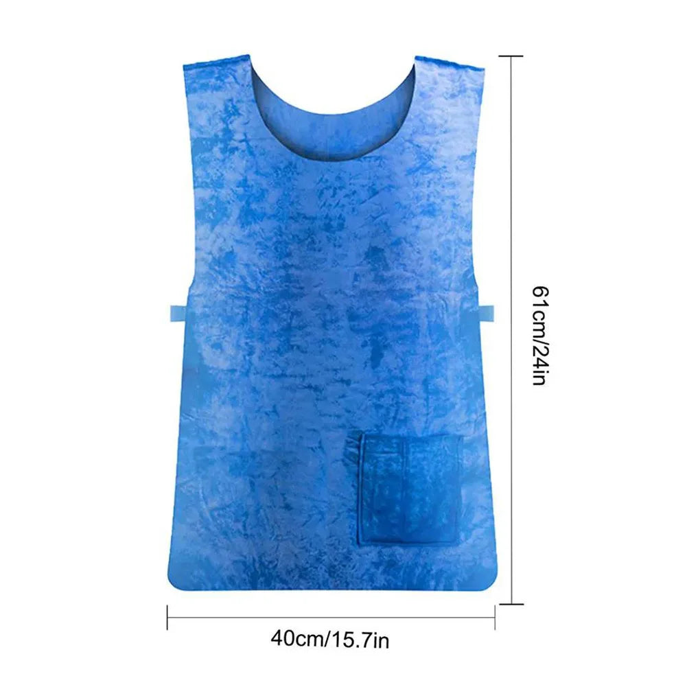 Cooling Vest Summer Ice Clothes Cooling Vest Heatstroke Prevention Undershirt Reusable Ice Cooling Vest Outdoor Work Cold Vest