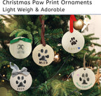 Inkless Pet Paw Print Kit,Dog Nose Print Kit,Ink Paw Print Ornament for Dogs Cats,Clean Touch Ink Pad,Mess Free,Pawprints Memorial Keepsakes,Pets Paw Print Impression Kit-4 Pack
