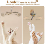 6Pcs Cat Feather Wand Toy Set for Indoor Cats Self Play & Exercise