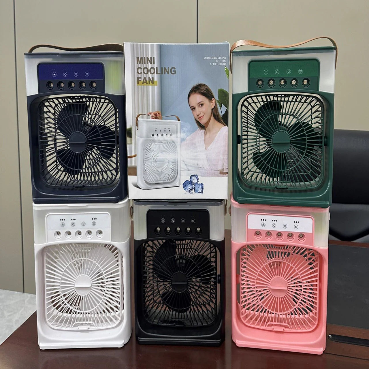 Ventilateur Brumisateur Portable - Fraicheur Instantanee