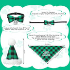 3 Pcs Christmas Dog Costumes for Small Medium Large Dog Cat