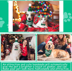 3 Pcs Christmas Dog Costumes for Small Medium Large Dog Cat