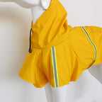 Spring and Summer New Dog Raincoat Waterproof Cape Dog Reflective Raincoat Large Dog Raincoat