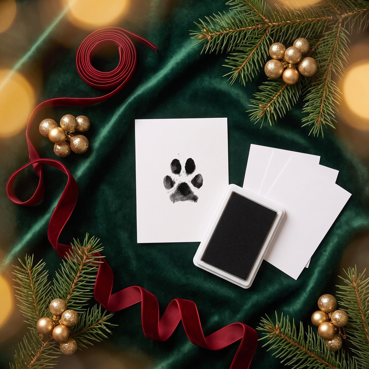 Paw print keepsake kit