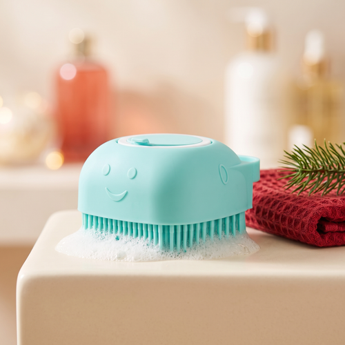 2-in-1 shampoo bath brush