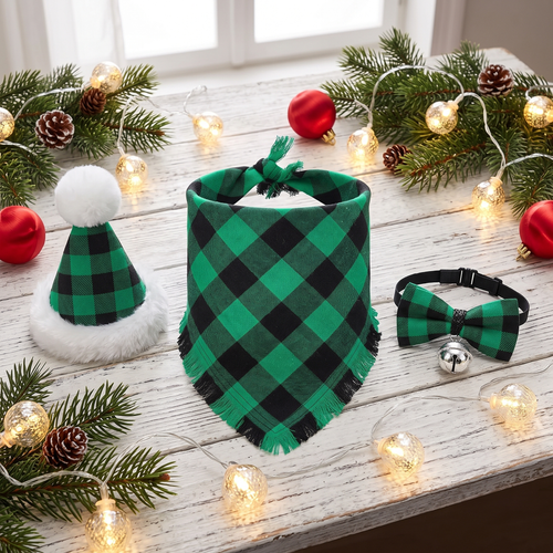 Christmas outfit set for pets