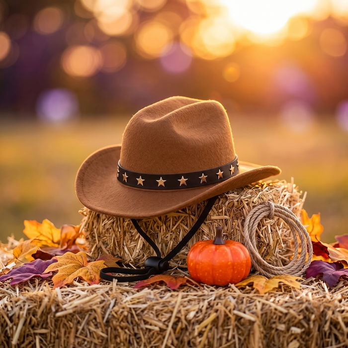 Pet Cowboy Hat Costume